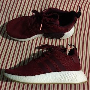 Burgundy Adidas NMD R2